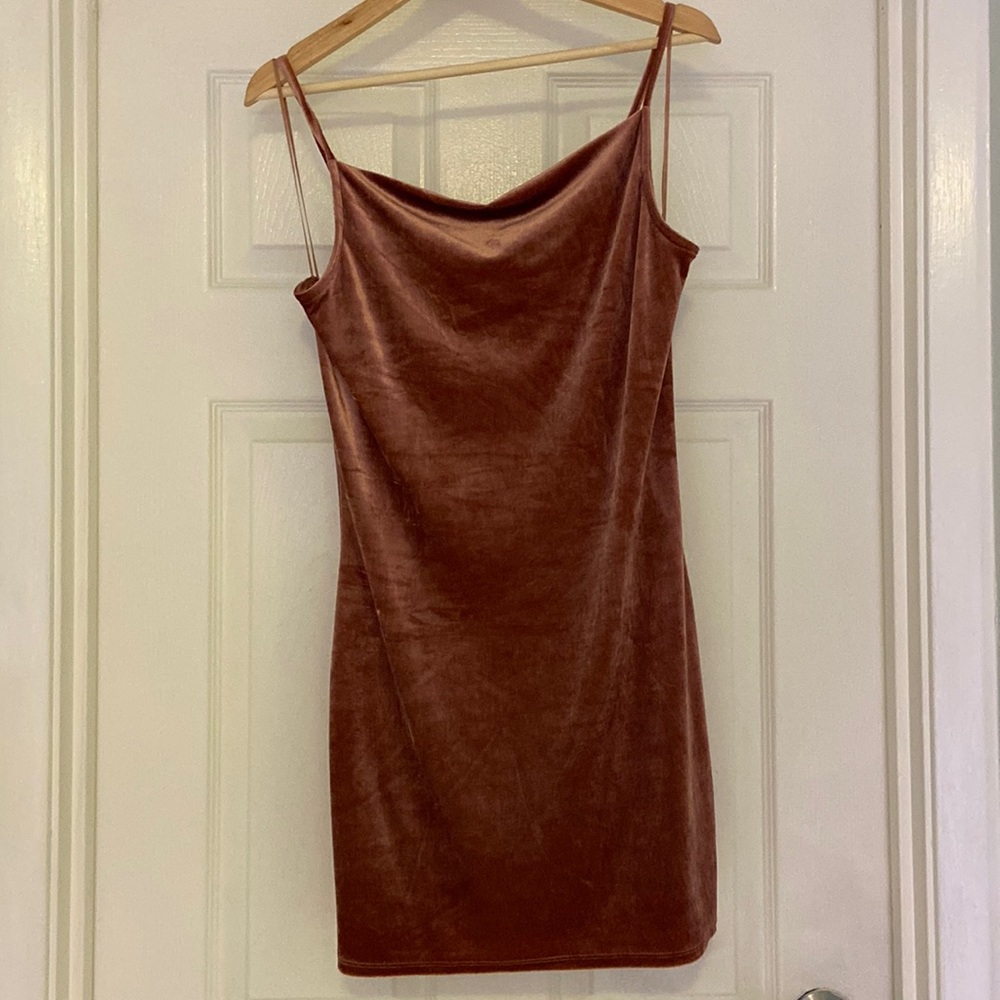 Pink Velour Dress